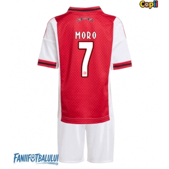 Ajax Raul Moro #7 Echipament de Fotbal Replică 2025-26 Copii Acasa (+ Șorturi)
